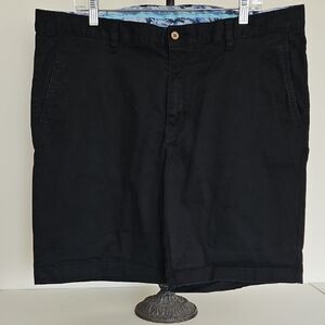 Tommy Bahama Black Flat Front Men's Shorts